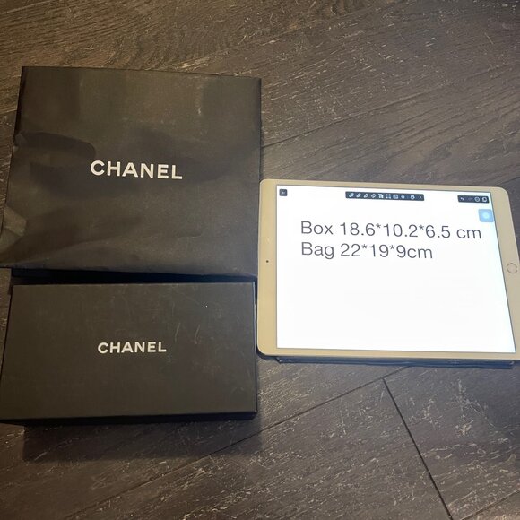 Chanel black white empty sunglass box storage decoration Gift Box size small - Picture 12 of 12